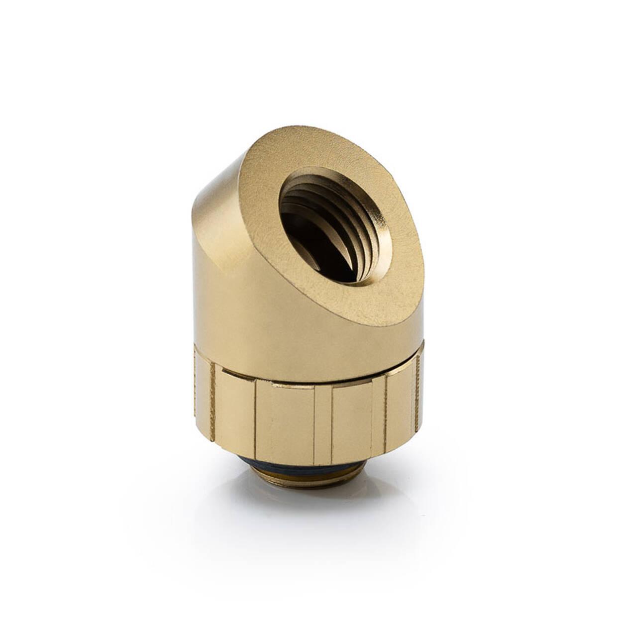 Adapter për Ftohje Bitspower Artemis, 45°, G1/4" Mashkull në G1/4" Femër, Rrotullues - Ari