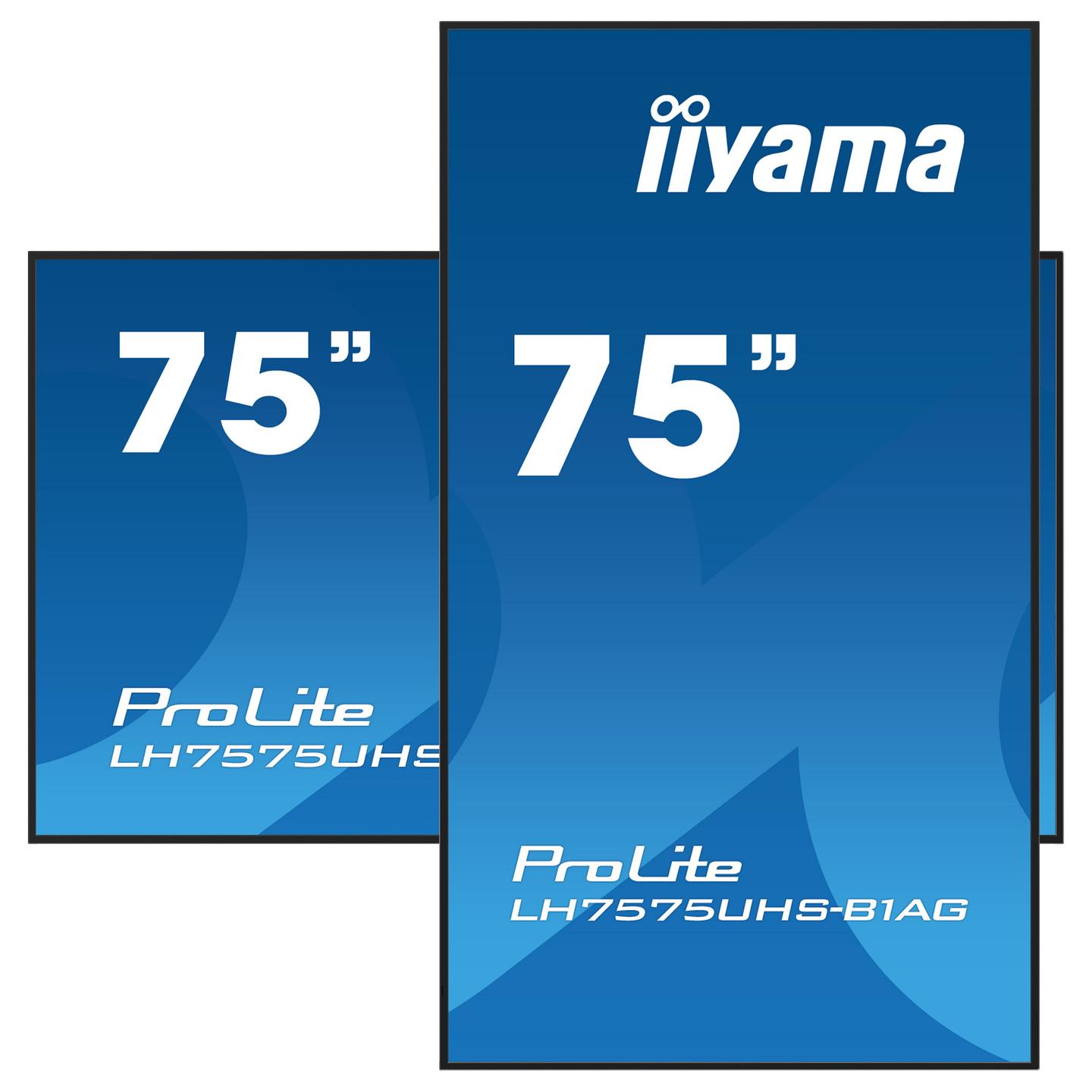 Digital Signage iiyama ProLite LH7575UHS-B1AG, 75", 4K UHD, IPS, 60Hz, 4GB, 32GB, 3× HDMI, DP, 2× USB - Zezë - 5