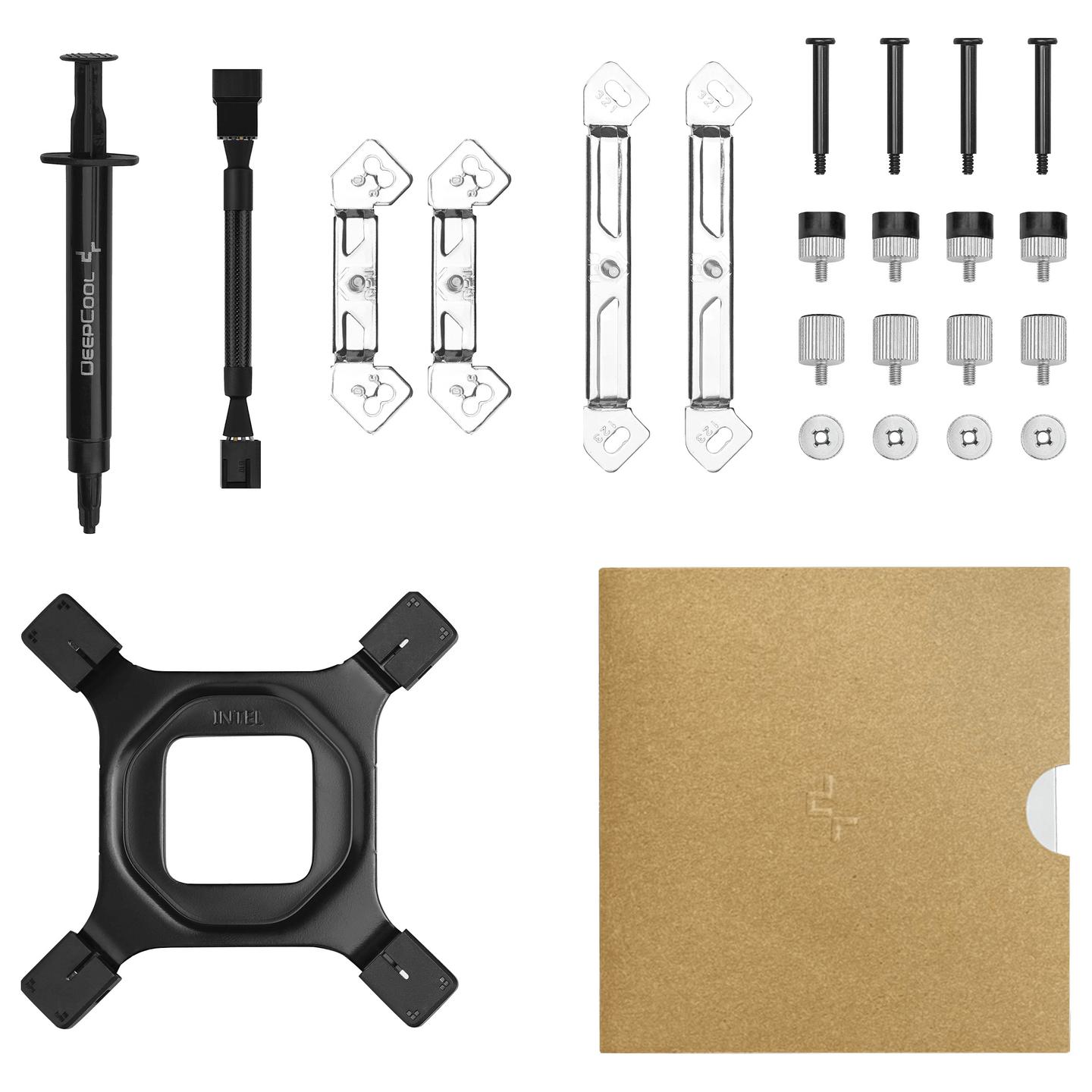Ftohës për Procesor DeepCool AN600 / 180W / 120mm / 6 Heatpipes / 500-1850 RPM / LGA1851, LGA1700, LGA1200, LGA1151, LGA1150, LGA1155, AM5, AM4 - Zezë - 6