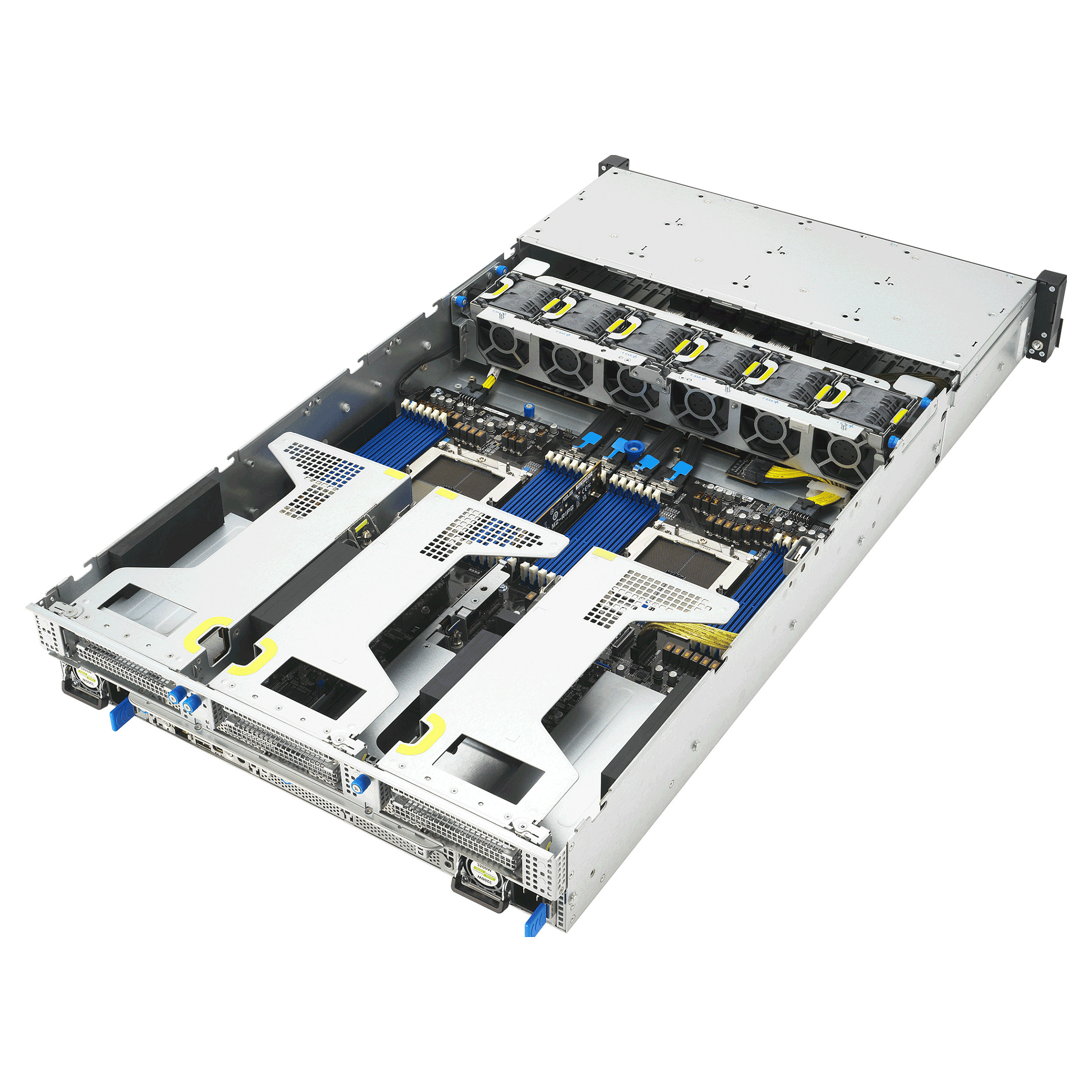 ASUS RS720A-E13-RS8U Rack Server 2U – AMD EPYC 9005 Series, 8x NVMe, DDR5 RDIMM, OCP 3.0, 2700W Redundant PSU - 5