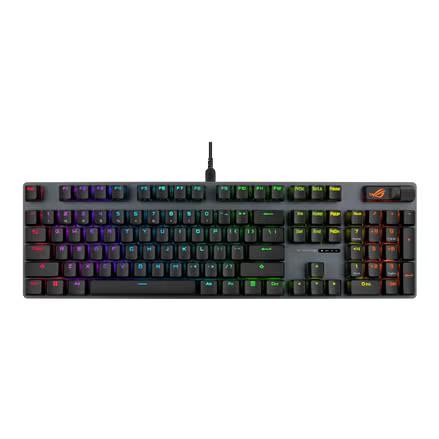 Tastierë Gaming ASUS ROG Strix Scope II X / Mekanike / ROG NX Snow V2 / Full-Size / RGB / 1000 Hz / AZERTY Francez – Zezë - 3