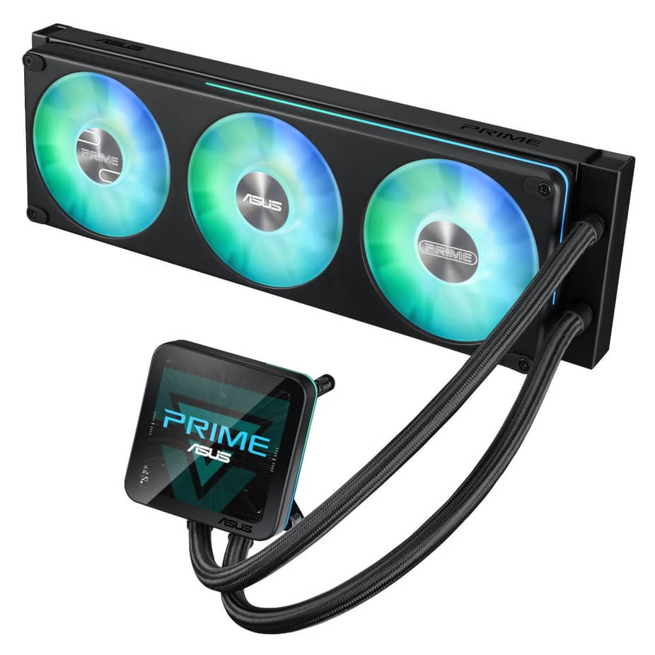 Ftohës për Procesor ASUS PRIME LC II 360 ARGB LCD / 360mm / 3x120mm / ARGB / LCD 3.95" - Zezë - 2