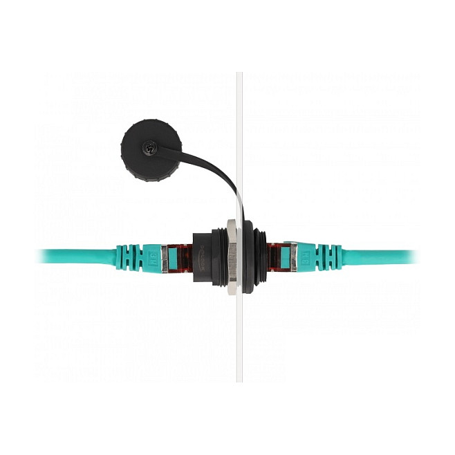 Adapter DeLOCK 86968 / RJ45 - RJ45 / Cat.6A / 28.3 x 23.5 mm - Zezë - 2