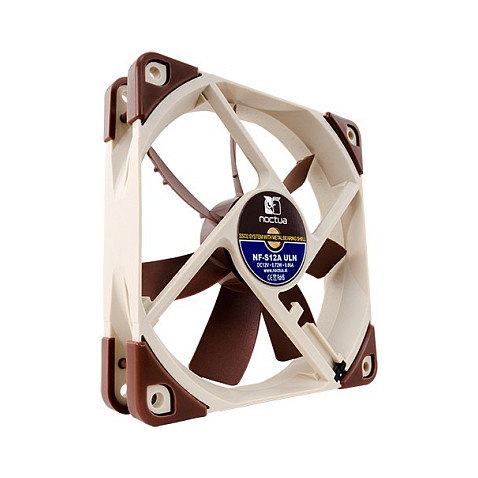 Ftohës për Kasë Noctua NF-S12A ULN / 120mm / 25mm / 800 RPM / 74.3 m³/h / 0.62 mmH₂O / 8.6 dBA – Kafe/Bezhë - 2