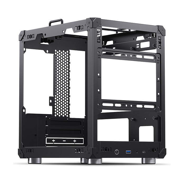 Kasë PC JONSBO C6 Handle / Mini Tower / Micro-ATX / Mini-ITX / Mesh - Zezë - 26