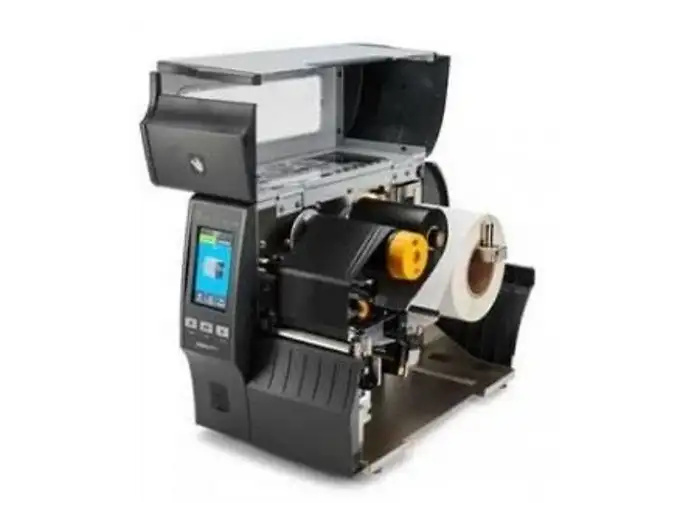 Printer Label Zebra ZT421 / Për Etiketa / 203 DPI / 168mm / 305 mm/sec / USB + LAN - Zezë/Hiri - 2