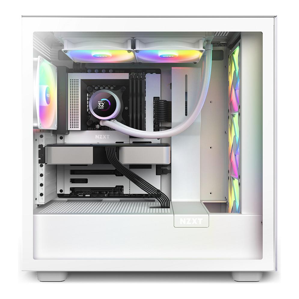 Ftohës për Procesor NZXT Kraken 280 RGB / 280mm / 2x140mm / AIO / Ekran LCD / RGB - Bardhë - 5