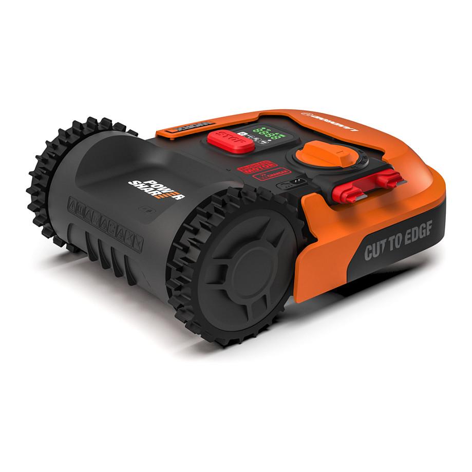 Kositëse Robotike WORX Landroid M500 WR141E, deri në 500m², 18cm, 30–60mm, 20V, 2Ah - Zezë/Portokalli
