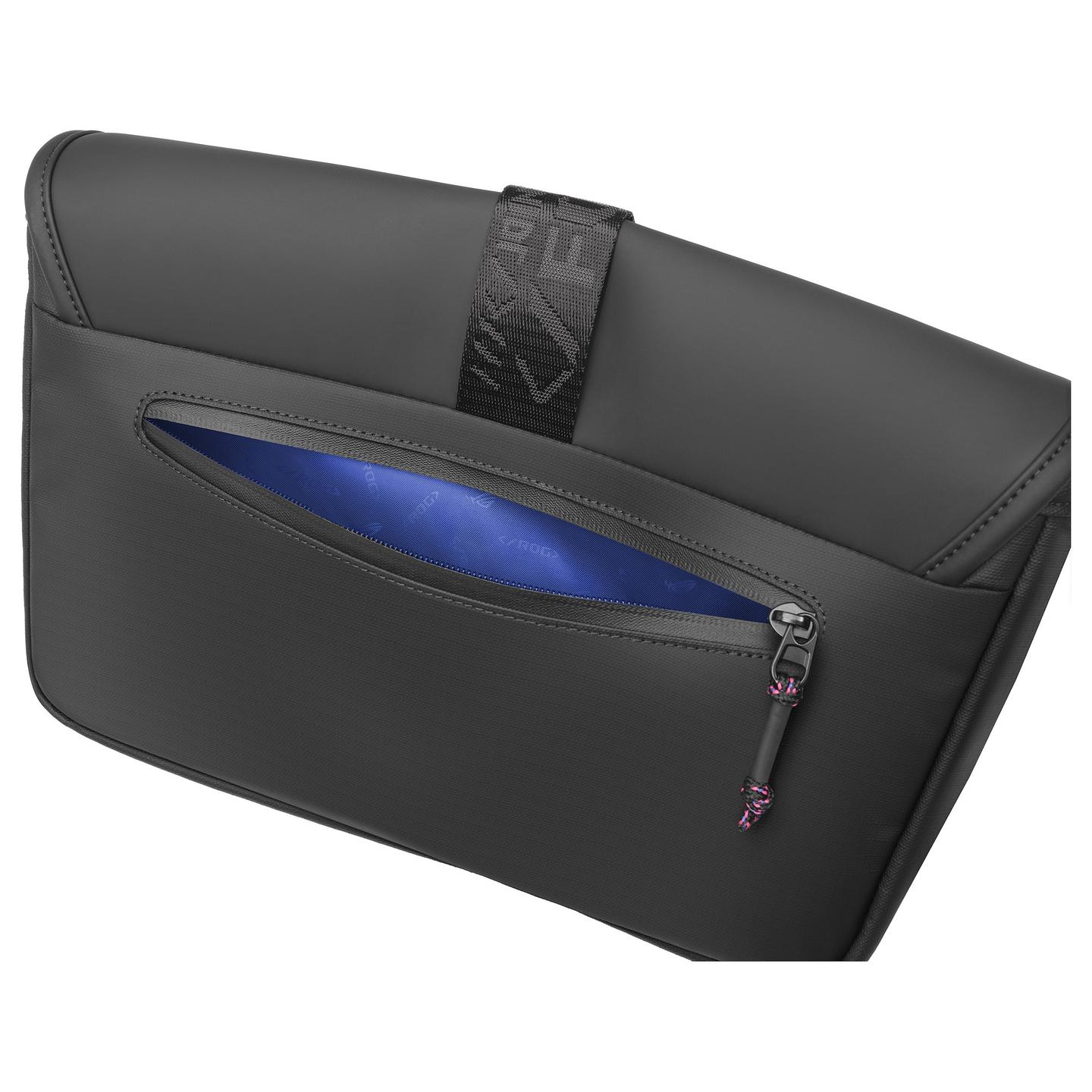 Çantë ASUS ROG SLASH Sling Bag 4.0, BC3004, për ROG Ally, Rezistente ndaj ujit, FIDLOCK, 0.6 kg - Zezë - 14