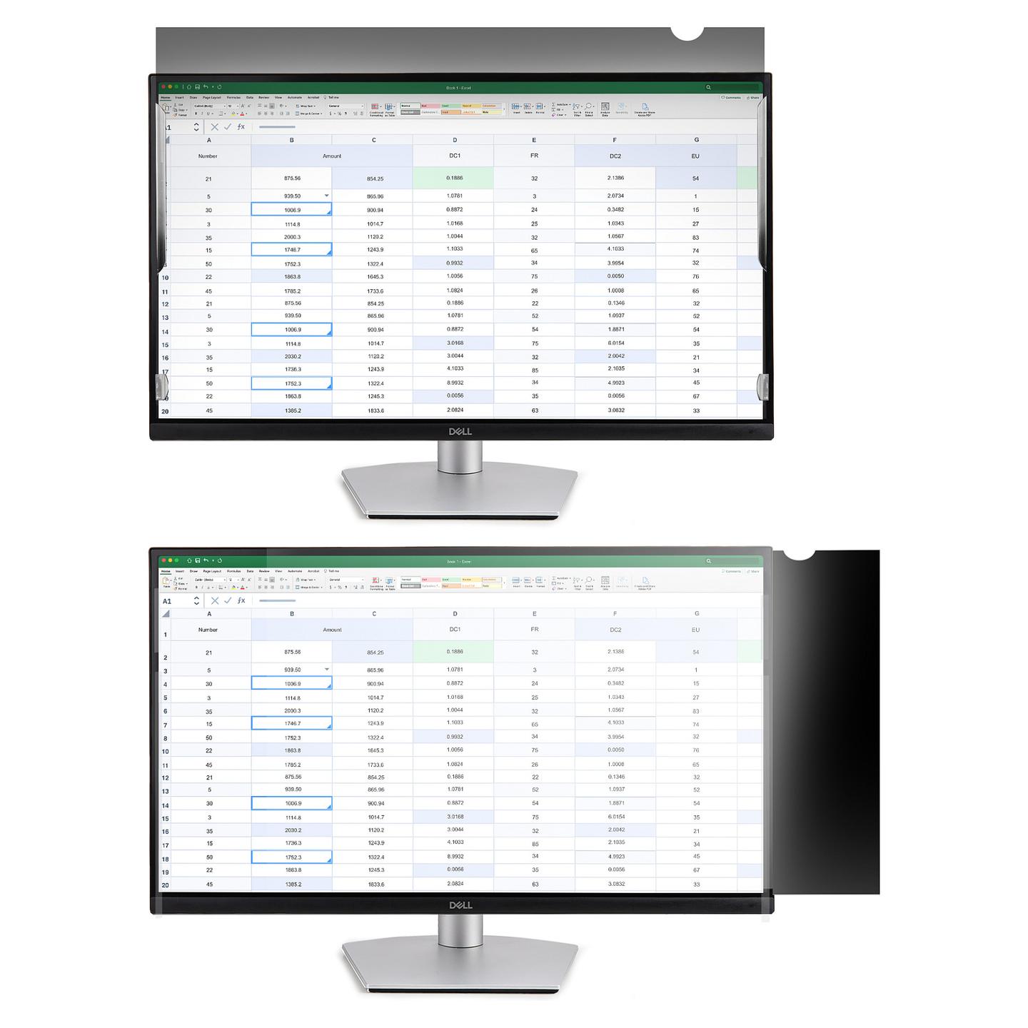 Filtër Privatësie StarTech.com PRIVACY-SCREEN-238M, 23.8", 16:9, Reversibil, ±30° - Transparent - 4