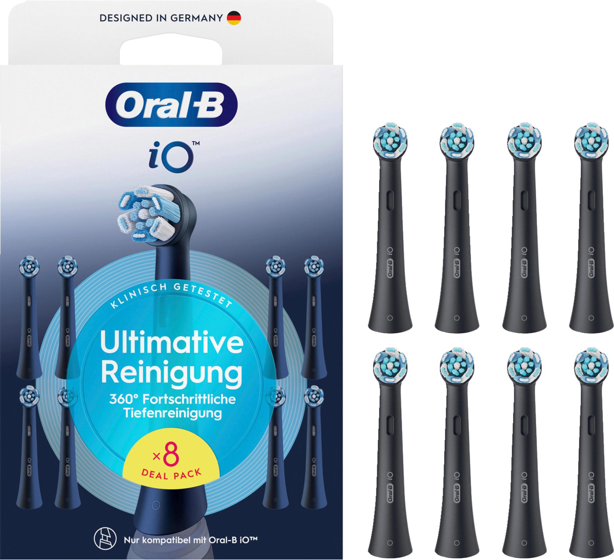Koka zëvendësuese për furçë elektrike Oral-B iO Ultimative Reinigung /8 copë – Zezë - 2