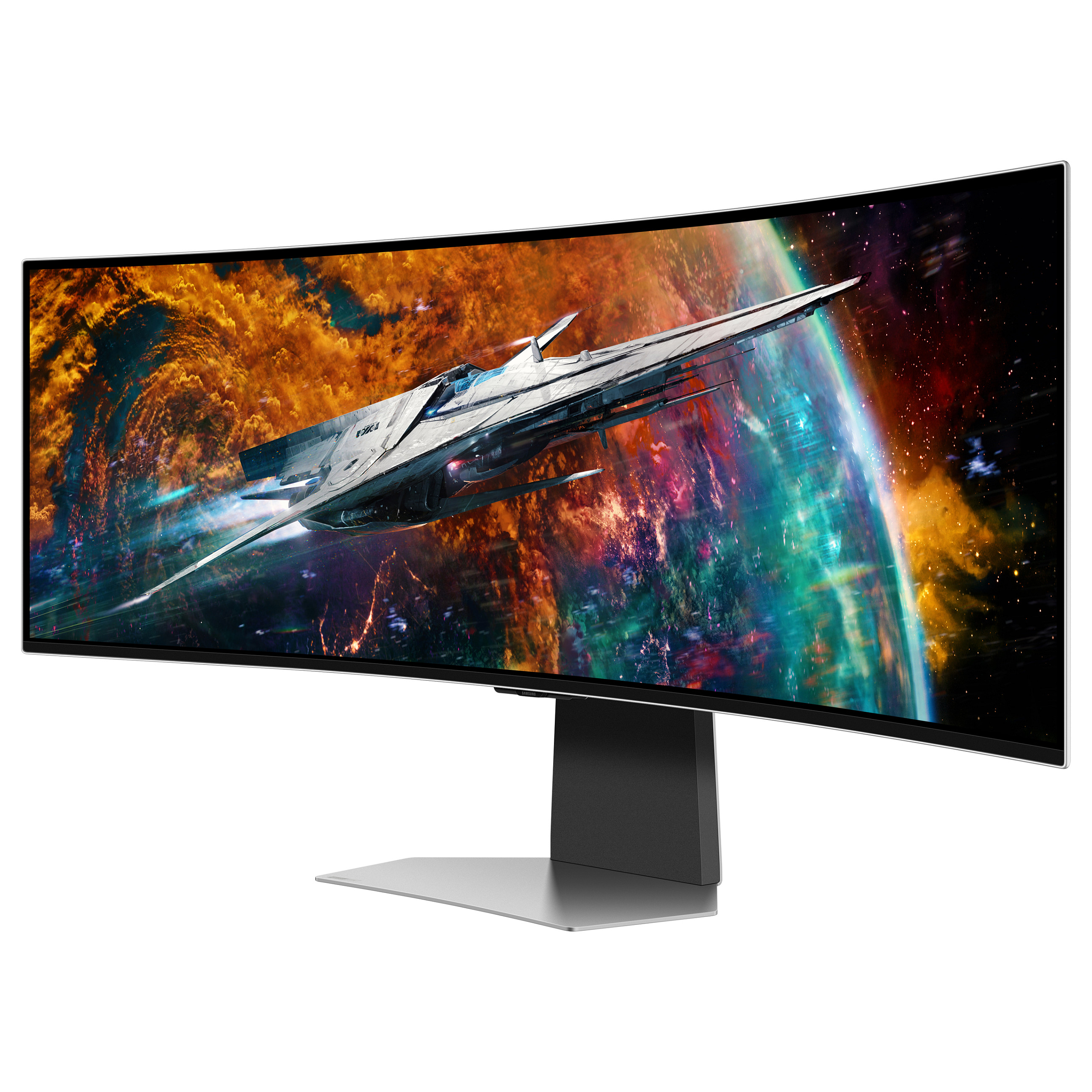 Monitor Gaming Samsung Odyssey OLED G9 (G95SC) / 49" / Dual QHD QD-OLED Curved / 240Hz / 0.03ms / USB-C+HDMI+DP+USB - Zezë - 2