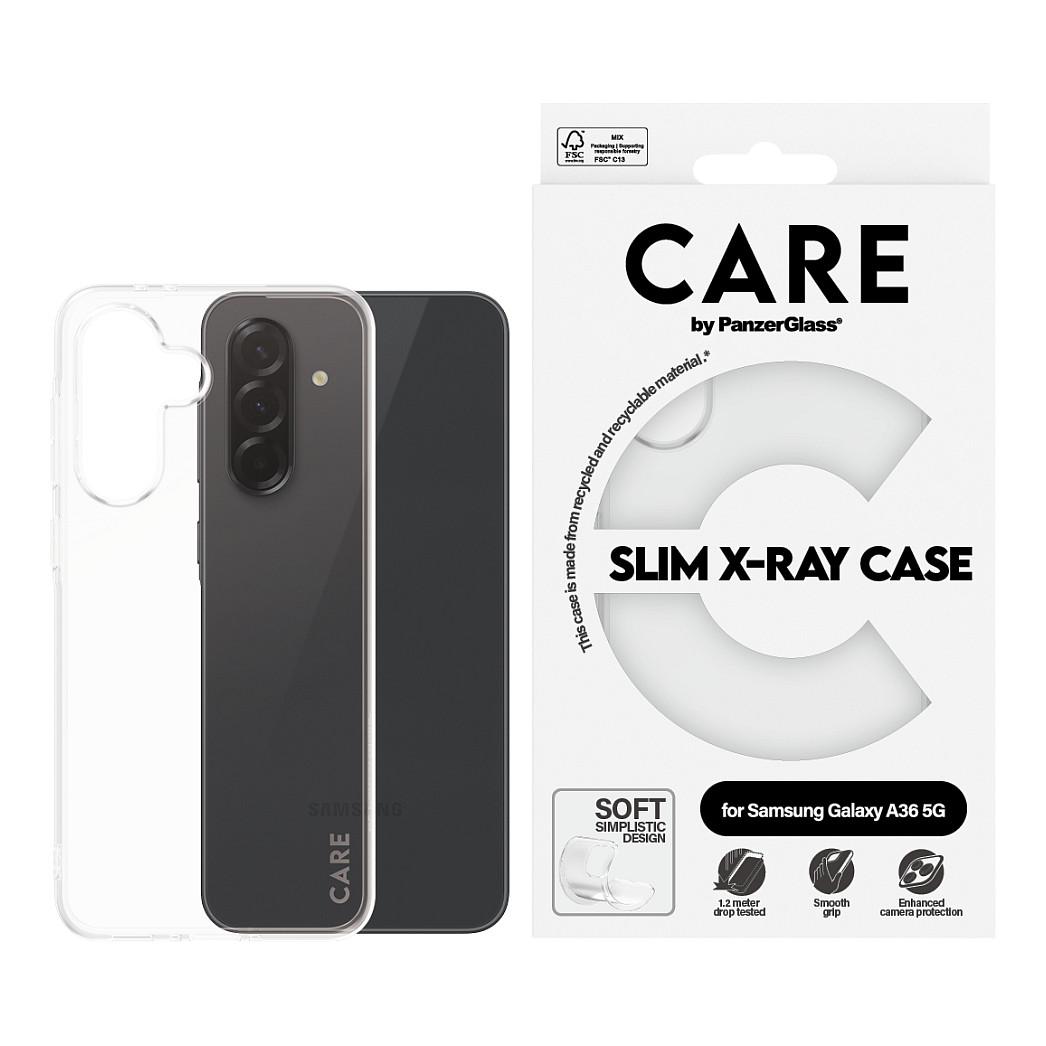 Aksesor për telefon PanzerGlass CARE X-Ray / Case / Samsung Galaxy A36 5G / TPU i Ricikluar - Transparente - 3