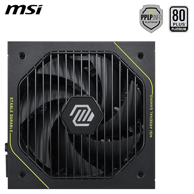 Furnizues Energjie MSI MAG A1200PLS PCIE5 / 1200W / 80 PLUS Platinum / ATX 3.1 / PCIe 5.1 / Fully Modular - Zezë - 2
