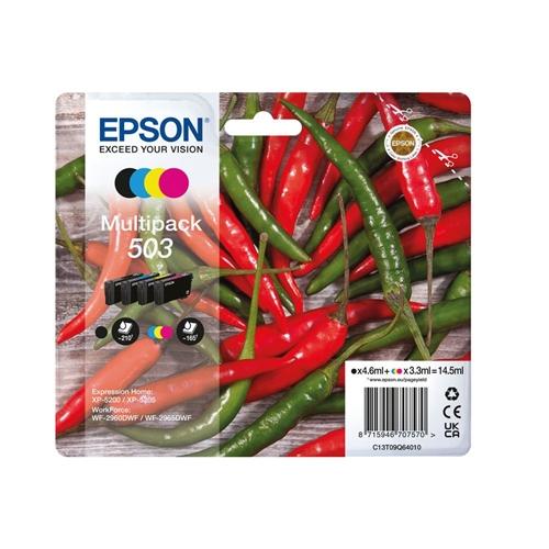 INK Epson 503 / C13T09Q64010 / 210 faqe Zezë + 165 faqe Ngjyra – Shumëngjyrësh
