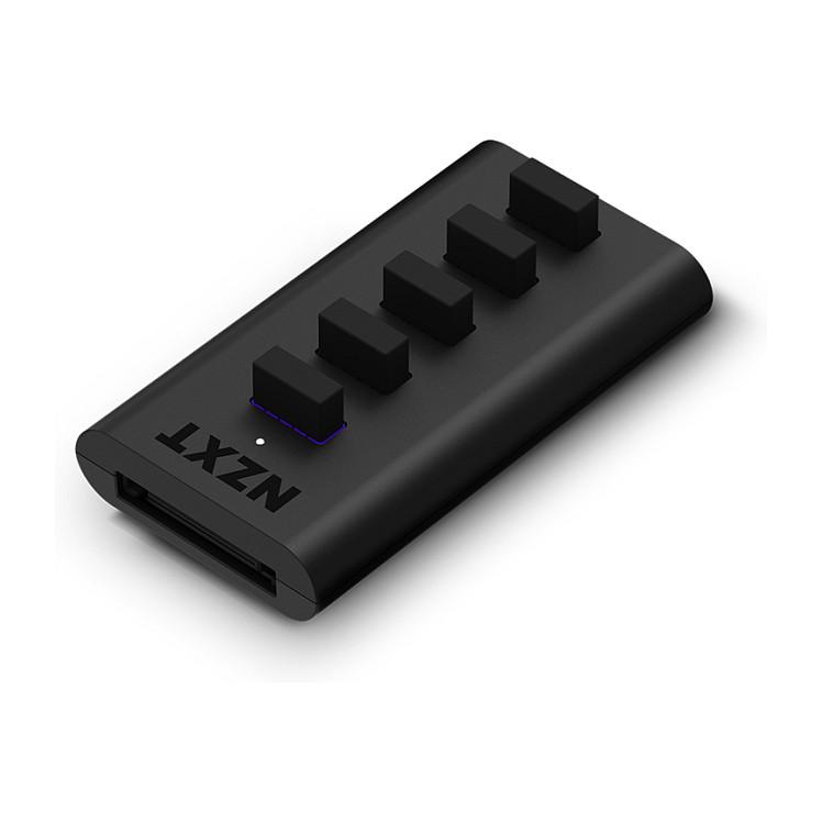 Hub USB i Brendshëm NZXT AC-IUSBH-M3, 4x USB 2.0, SATA, Montim Magnetik - Zezë - 3
