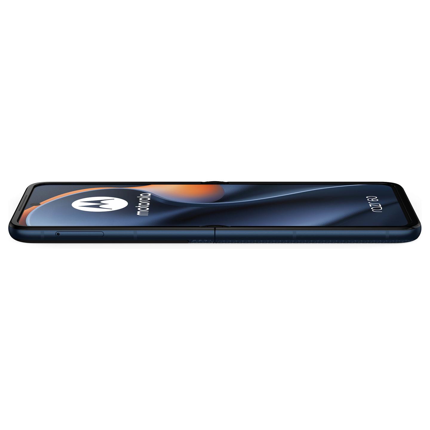 Telefon Android Motorola razr 60 5G / Dimensity 7400X / 8GB / 256GB / 6.9" pOLED / 120Hz / 50MP – Blu e errët - 23