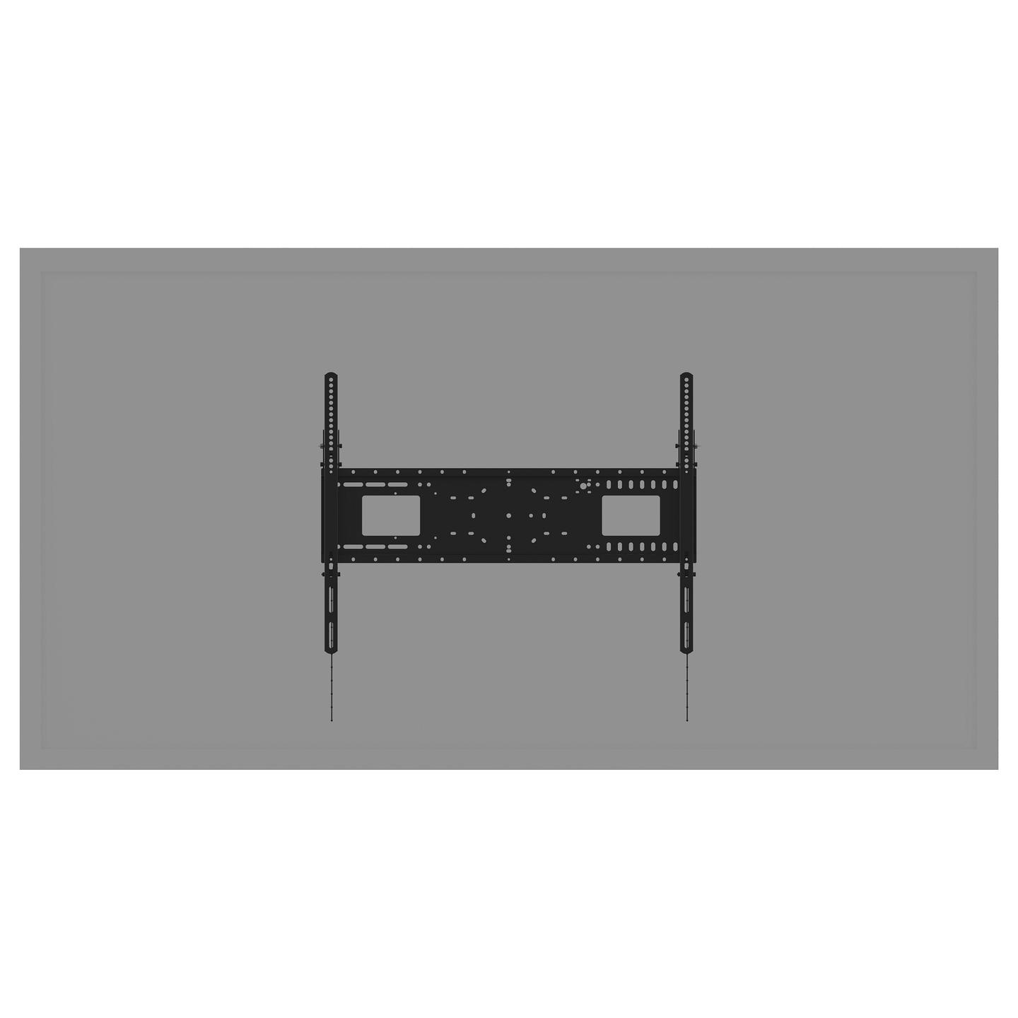 Mbajtëse për TV Vision VFM-W8X6T / 47–90" / deri 130kg / VESA 300x300–800x600 / Tilt 12° / Montim në Mur - Zezë - 2