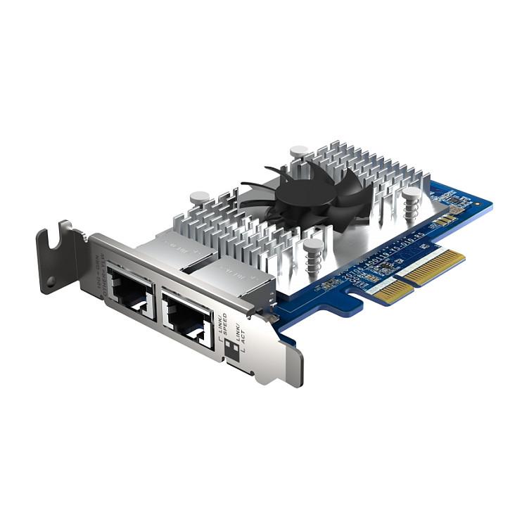Kartë Rrjeti QNAP QXG-10G2T-X710, 2 × 10GbE RJ45, PCIe 3.0 x4, Intel X710 - 6