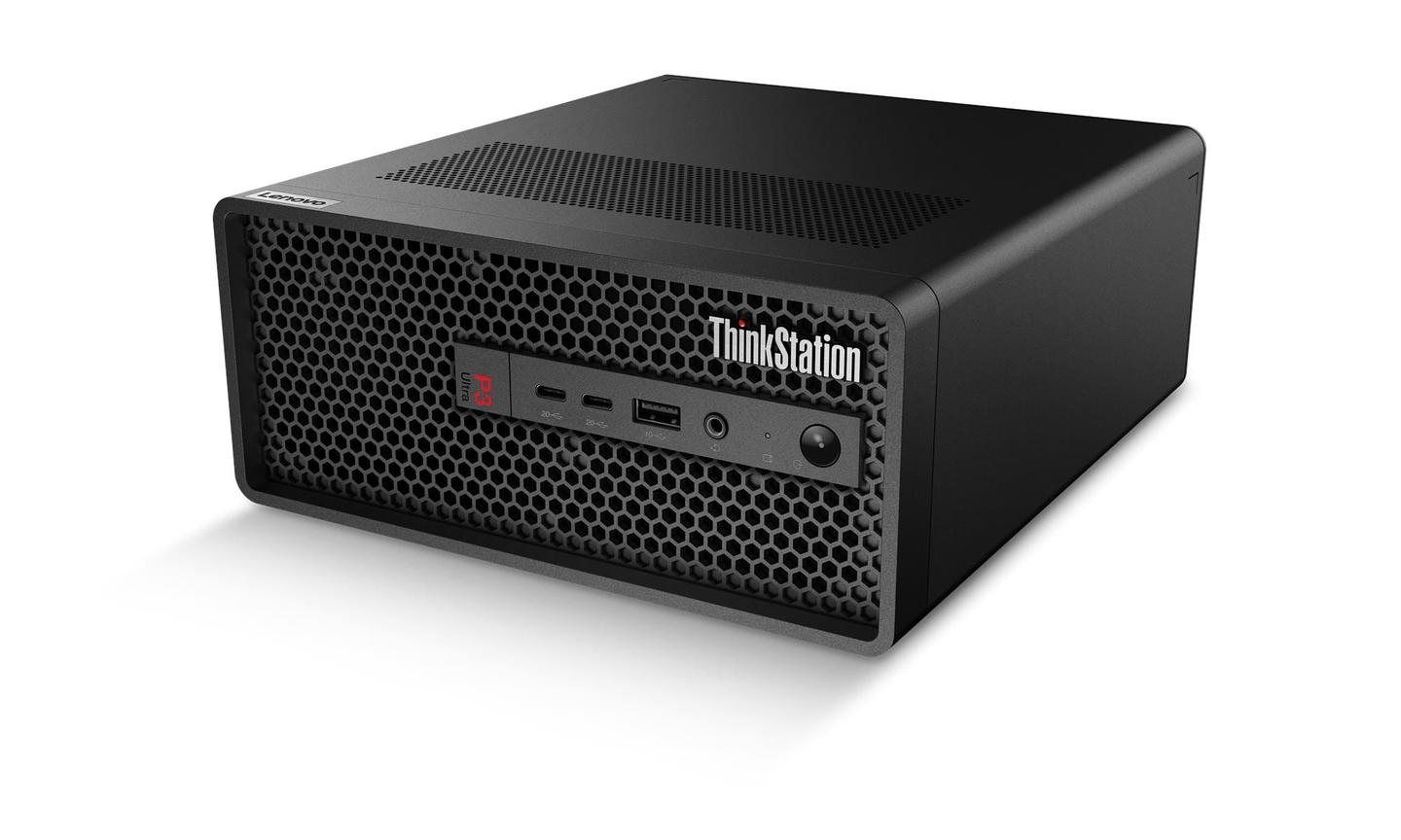 Mini Kompjuter Lenovo ThinkStation P3 Ultra CFF, Ultra 7 265, 32GB DDR5, 512GB, Arc Pro B50 16GB - Zezë - 3