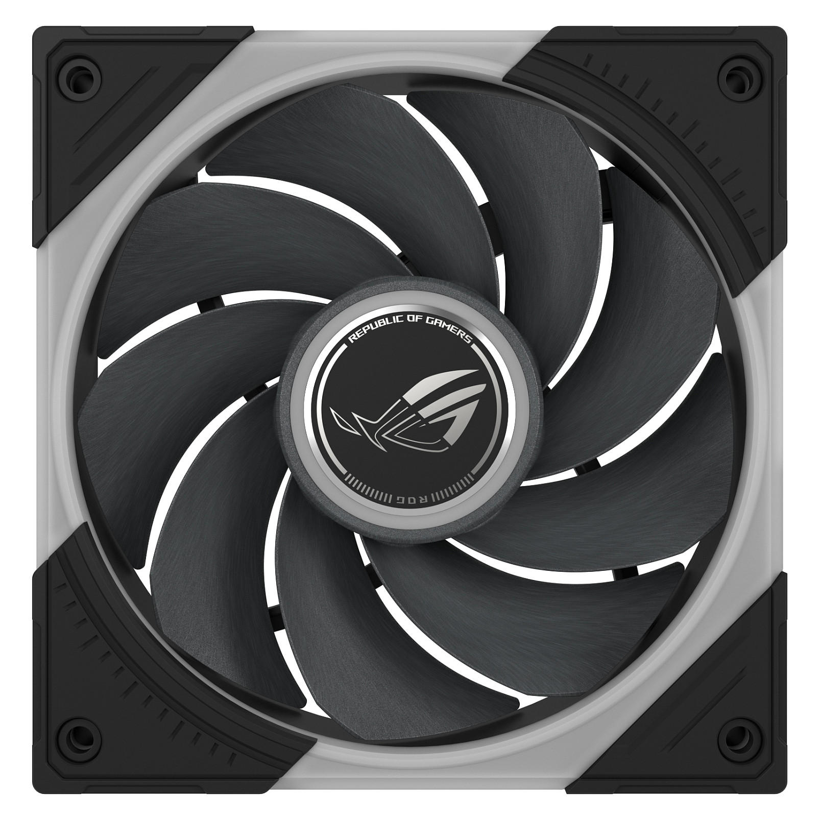 Ftohës për Kasë ASUS ROG Eurux GR120 ARGB Reverse / 120mm / 30mm / PWM / 2200 RPM / 70 CFM / ARGB / 3-Pack / ROG Hub – Zezë/Kuqe/Bardhë - 19