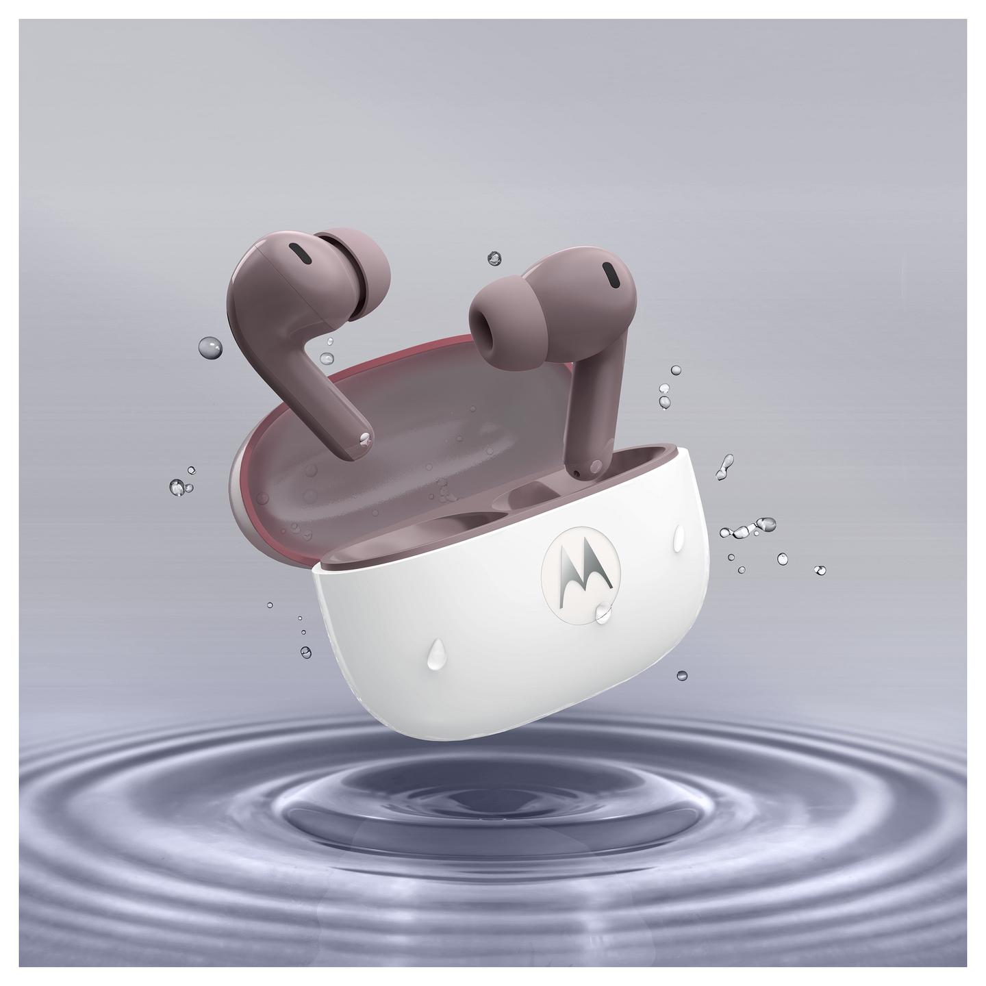 Kufje pa kabllo Motorola Moto Buds 2 / TWS / Bluetooth 6.0 / 11mm + 6mm / Dynamic ANC / Hi-Res Audio / 6 Mikrofona / IP54 - Vjollcë - 13
