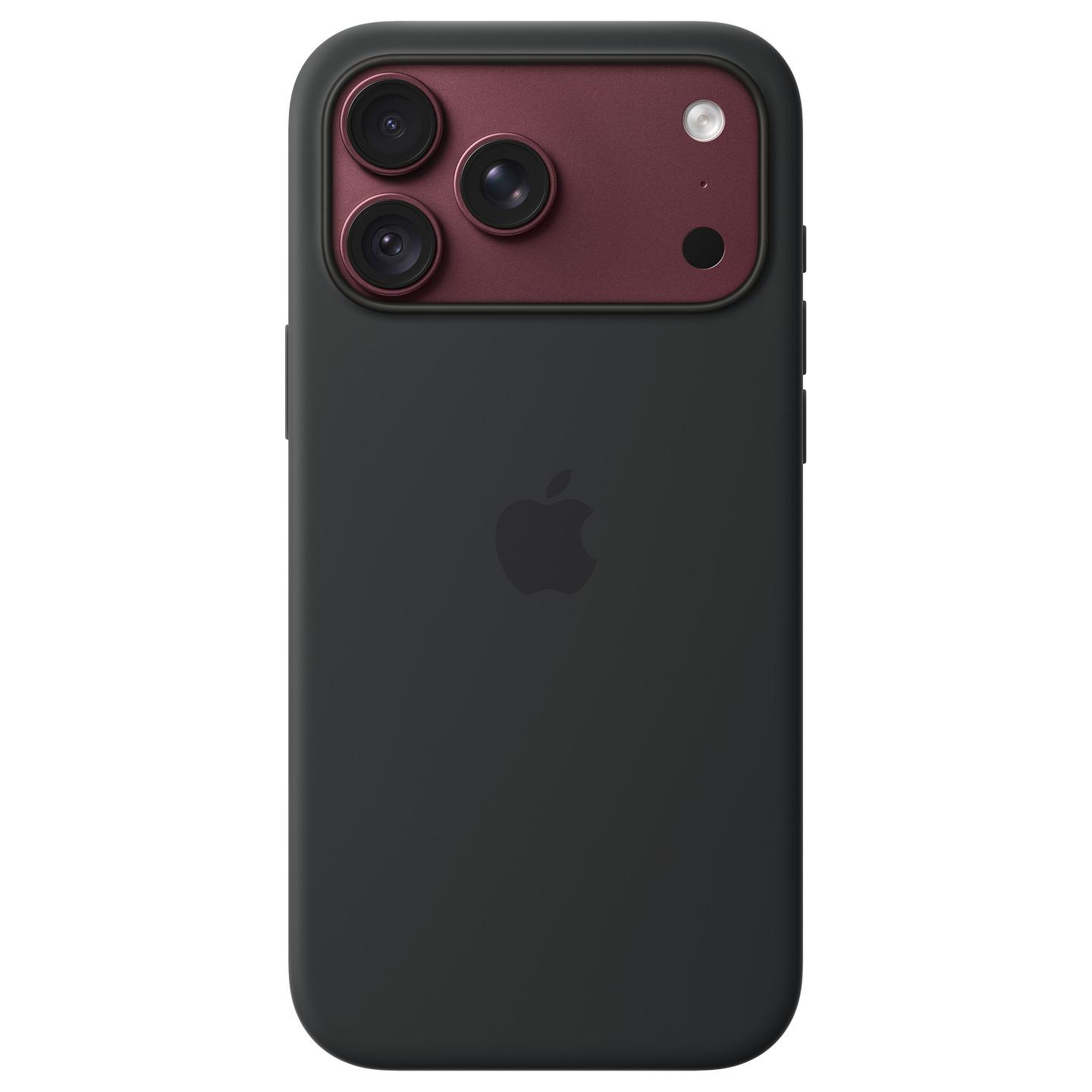 Case për Telefon Apple Silikon, MagSafe, iPhone 18 Pro Max - Black - 2