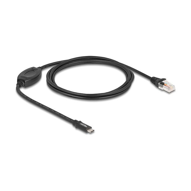 Kabllo DisplayPort EFB Elektronik EBUSBC-DP14K.2, USB-C në DisplayPort 1.4, 8K, 60 Hz, 2 m - Zezë