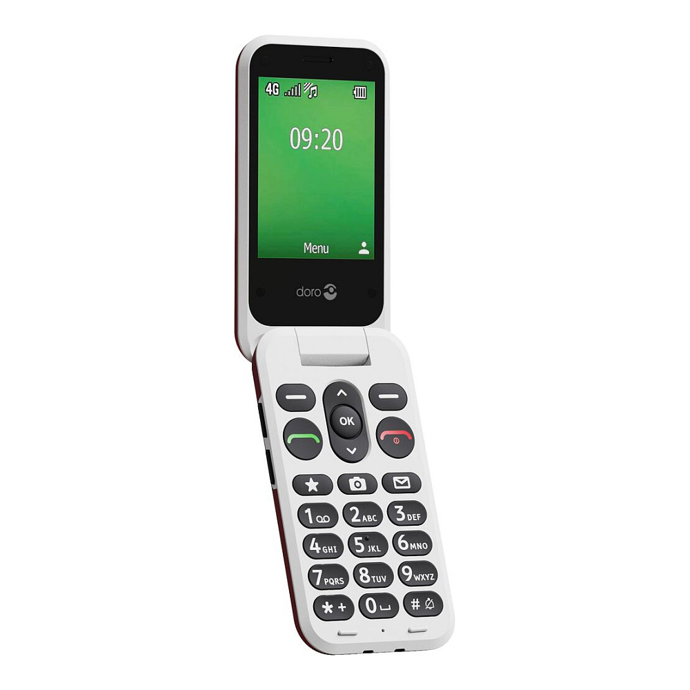 Telefon i thjeshtë Doro Leva E22 LTE – Kuqe - 3