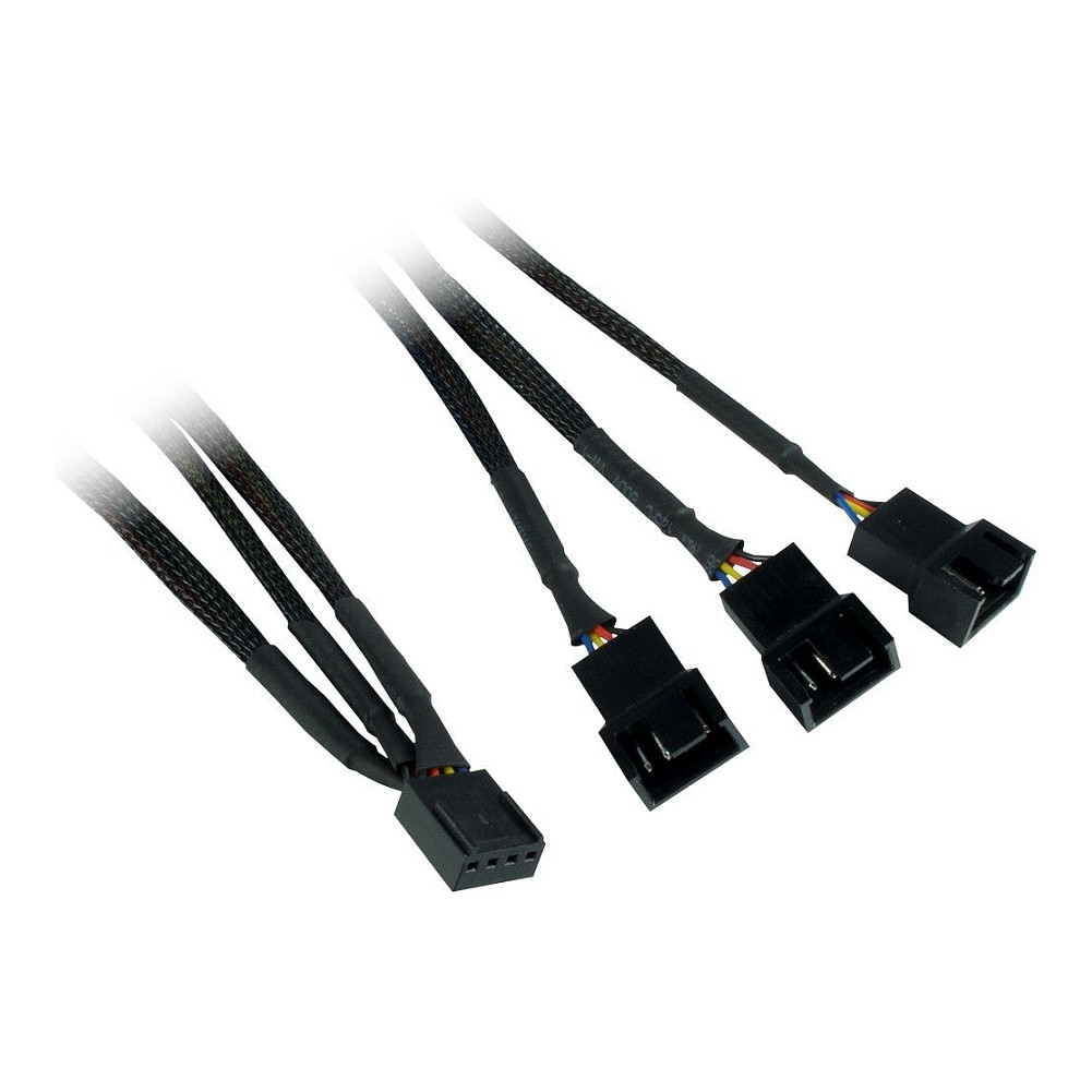 Ftohës për Kasë Inter-Tech Argus RGB-FAN Set RS-06 / 120mm / 25mm / 1200 RPM / PWM / RGB / 8 LED / 3-Pack / Controller – Bardhë - 5