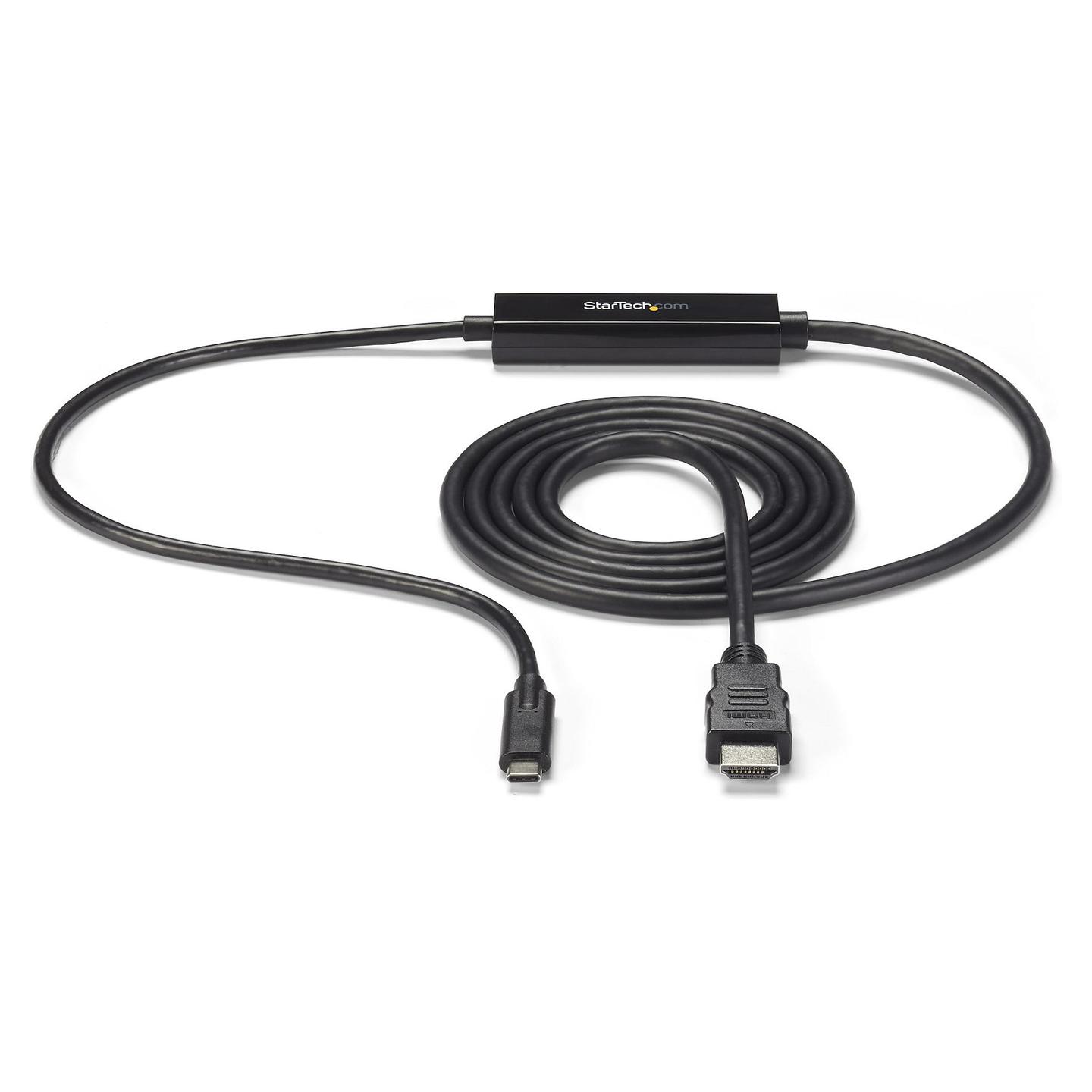 Kabllo USB StarTech.com CDP2HDMM2MB / USB-C në HDMI / 2m / 4K 60Hz - Zezë - 4