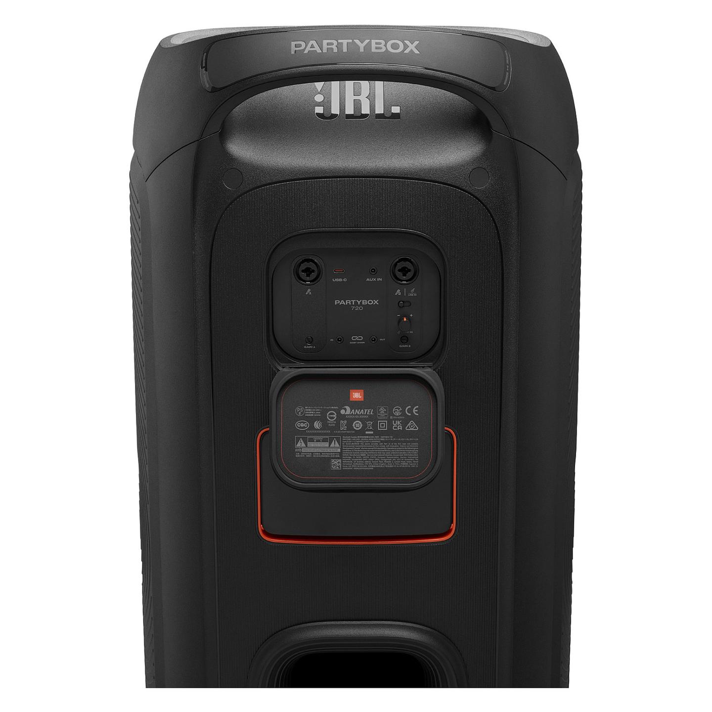 Altoparlant JBL PartyBox 720, 800W RMS, 2 × 9", Bluetooth 5.4, IPX4, Auracast, XLR - Zezë - 5