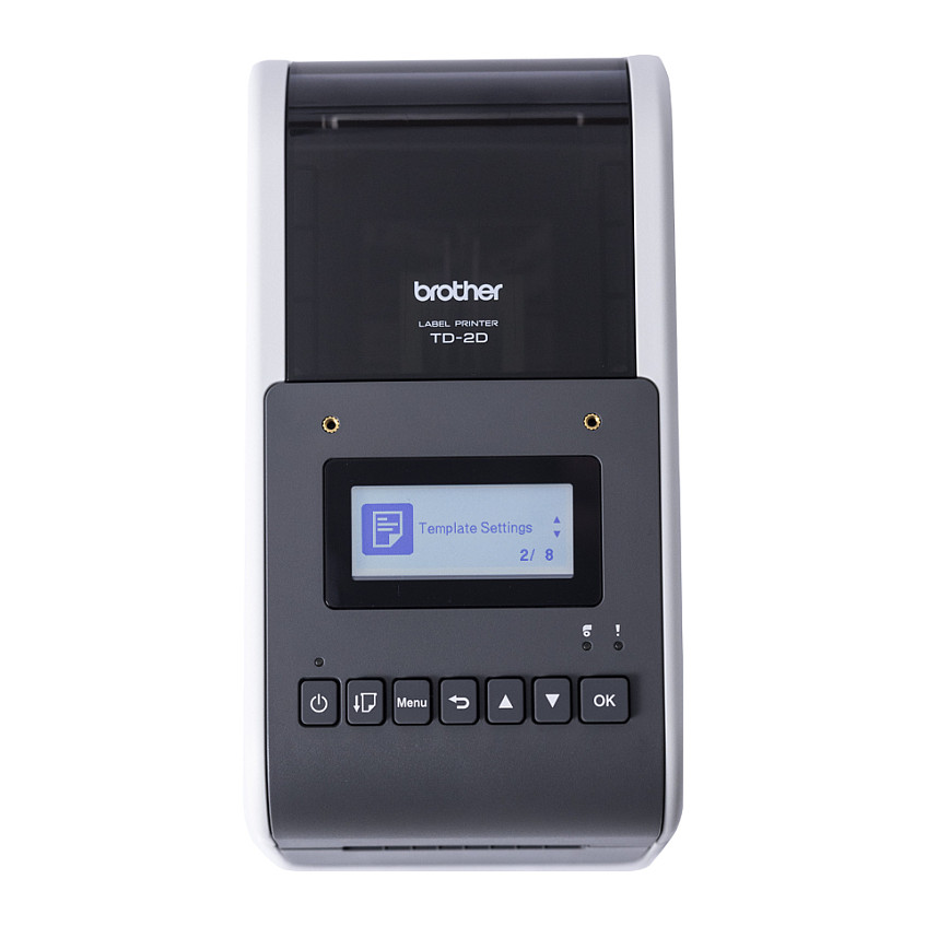 Printer Etiketash Brother TD-2320DSA203 / Direkt Termal / 203 × 203 DPI / 152 mm/s / Wi-Fi, Bluetooth, Ethernet, USB & RS-232 – Zezë/Hiri - 5