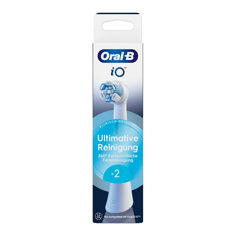 Koka zëvendësuese për furçë elektrike Oral-B iO Ultimate Clean / 2 copë / Deep Cleaning – Bardhë - 9