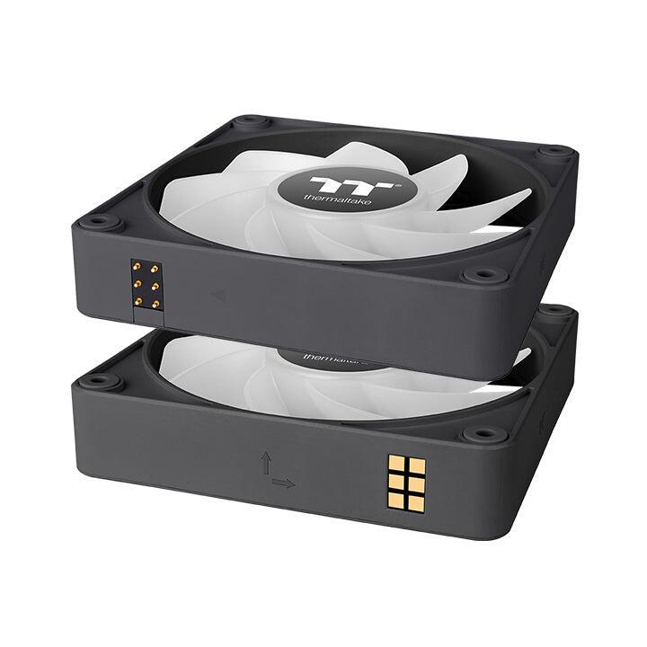 Ftohës për Kasë Thermaltake CT120 EX Reverse ARGB Sync / 120mm / 500-2000 RPM / 3-Pack / CL-F192-PL12SW-A – Zezë - 2
