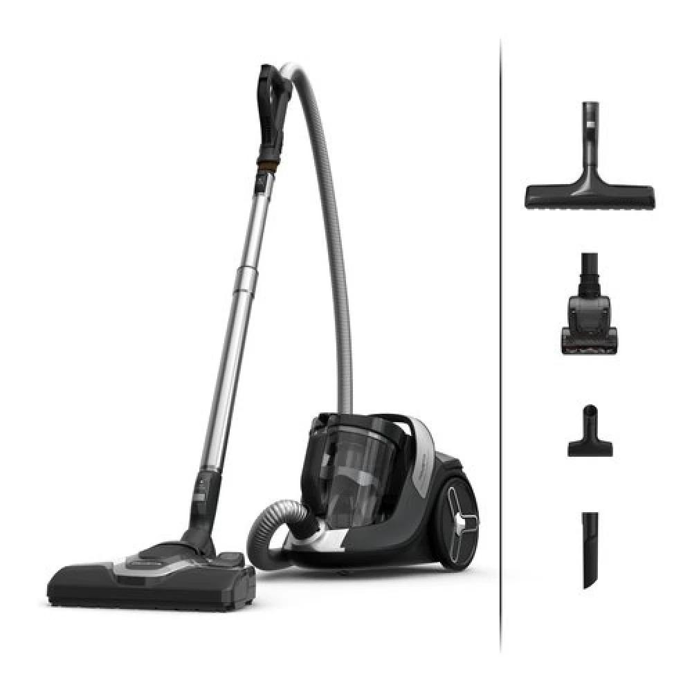 Fshesë me vakum Rowenta Green Force Cyclonic Effitech+ RO7C66 / 500W / 2.5L / Bagless / Cyclonic / HEPA / 66dB / 9m – Zezë/Argjend - 2