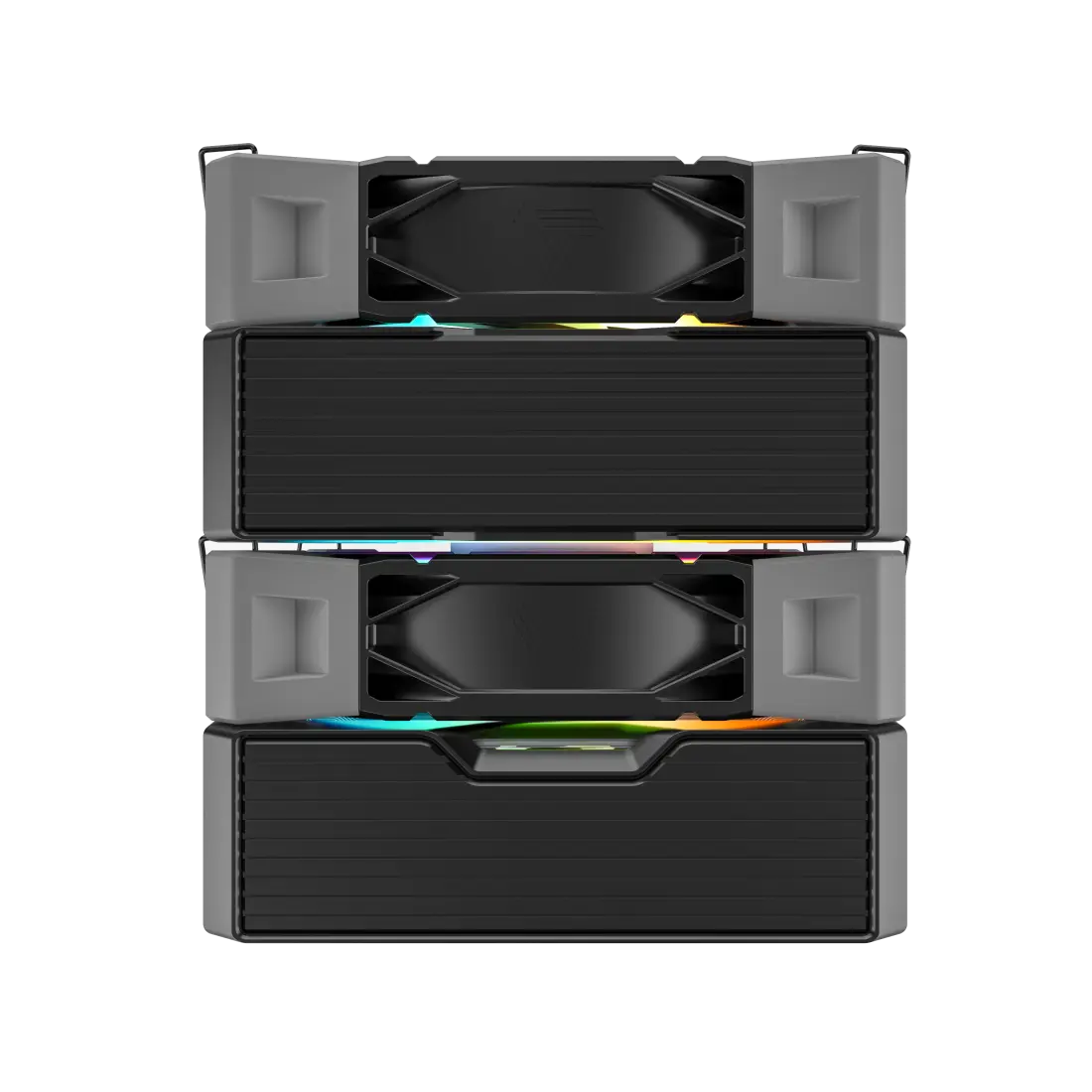 Ftohës për Procesor Montech NX600 ARGB / Dual-Tower / 2x120mm / 6 Heat Pipes / ARGB - Zezë - 3