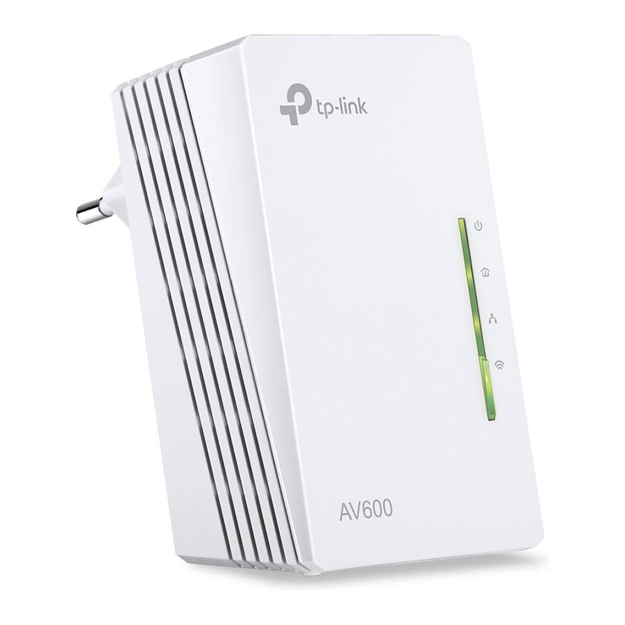 Power-LAN TP-Link TL-WPA4220, 500Mbps, HomePlug AV, Wi-Fi 4 300Mbps, 2× Fast Ethernet 10/100Mbps, 2.4GHz, 128-bit AES - Bardhë - 2