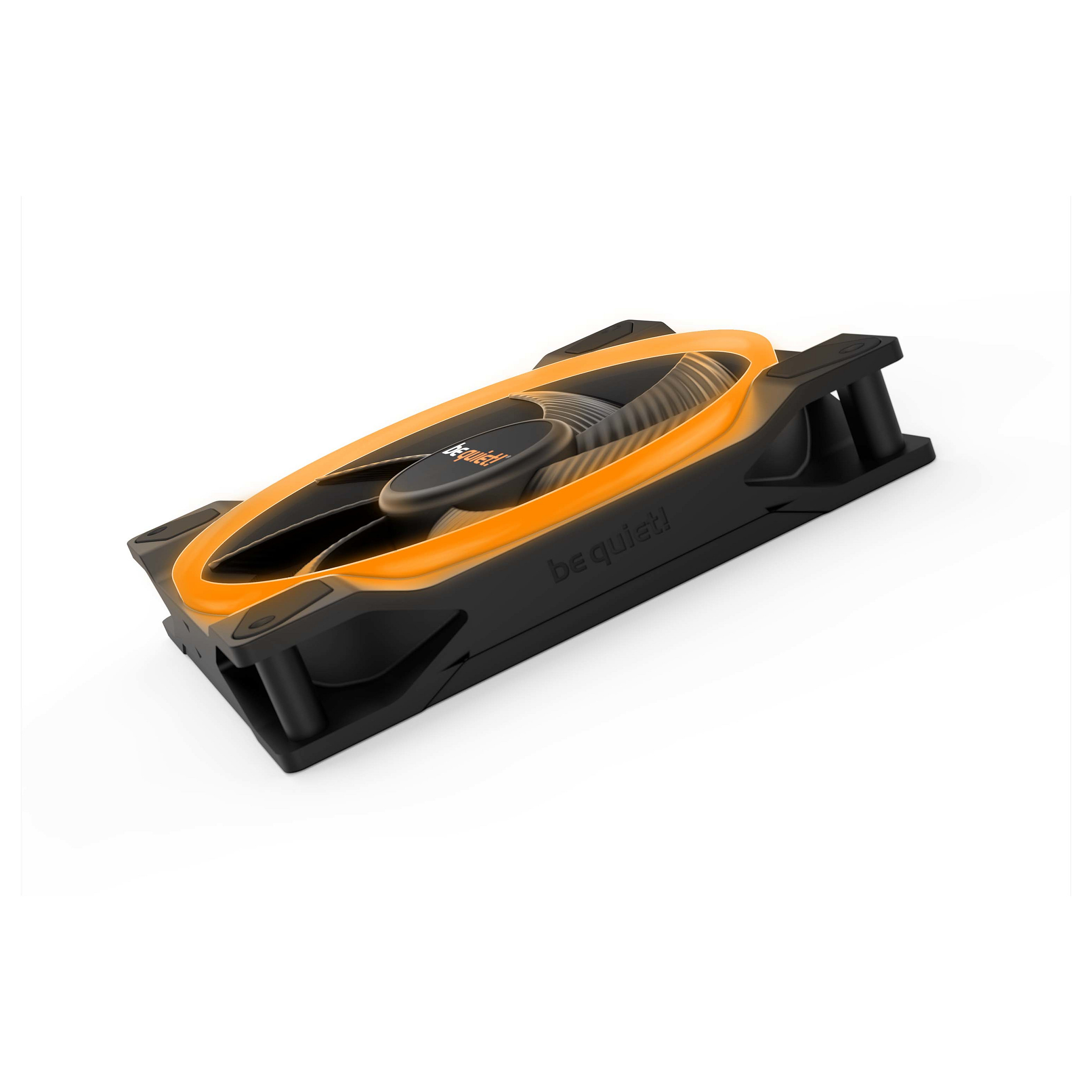 Ftohës për Kasë be quiet! Light Wings / ARGB / 140mm / 1500 RPM / PWM / 3-Pack – Zezë - 3