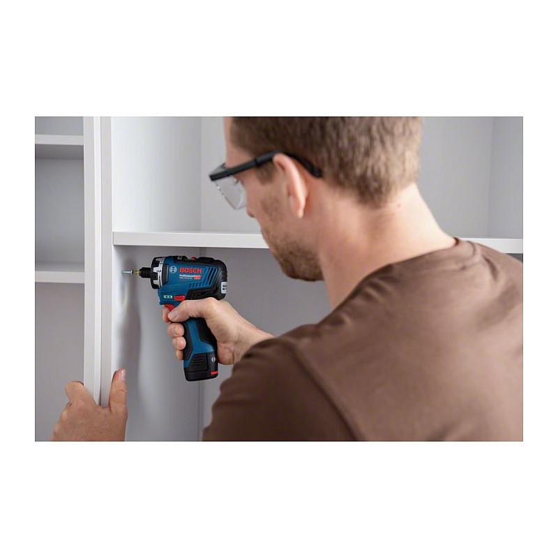 Vidator me Bateri Bosch Professional GSR 12V-35 HX, 12V, Brushless, 35Nm, 460–1750rpm, 1/4" - Blu/Zezë - 2