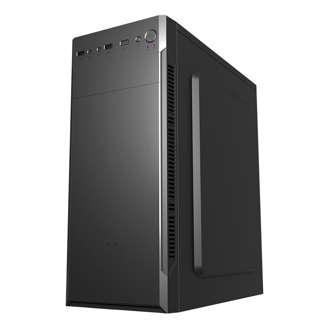 Kasë FSP CMT160, Midi Tower, ATX, Micro-ATX, Mini-ITX - Zezë - 2