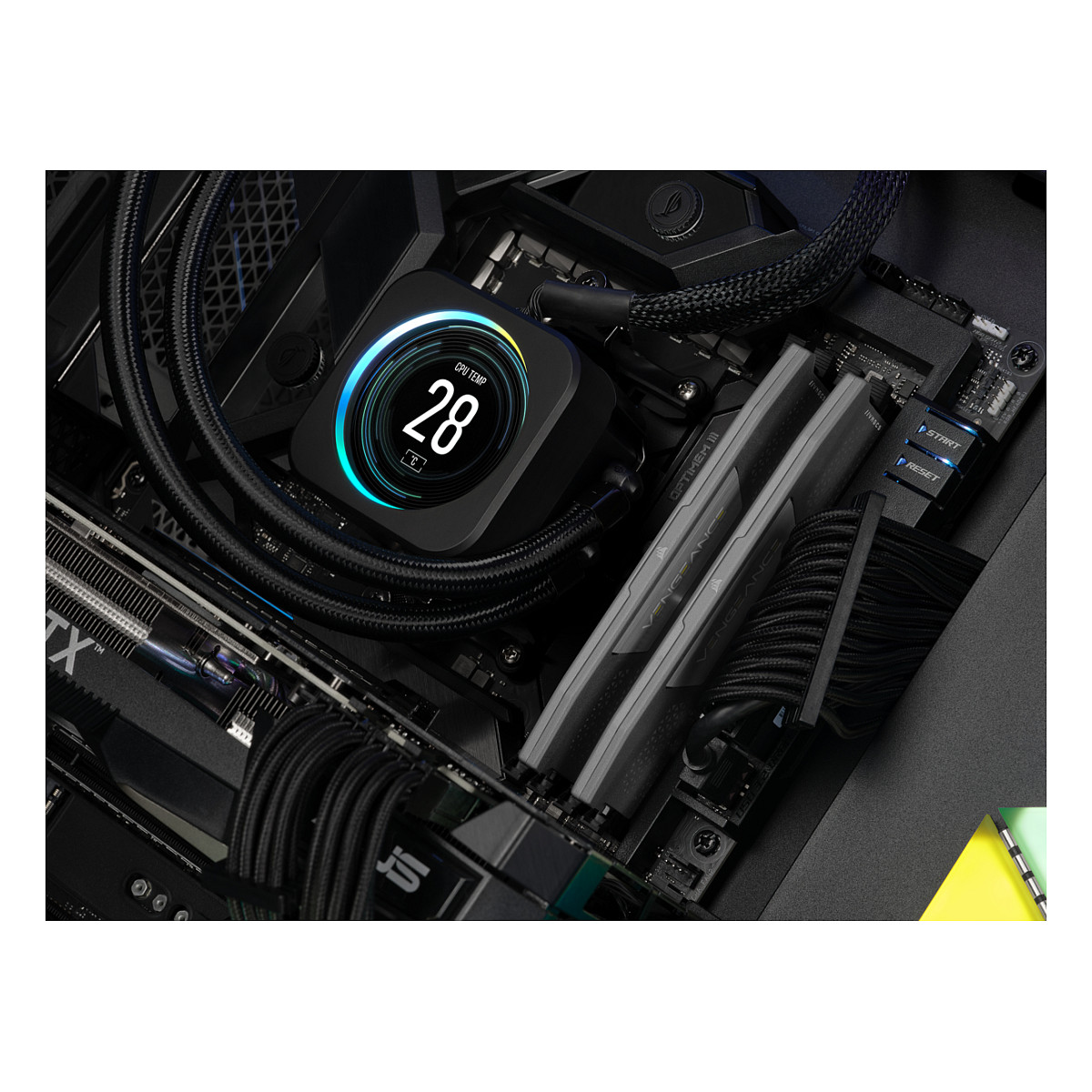 RAM Memorie DDR5 Corsair Vengeance / 32GB (2x16GB) / DIMM / 5200MHz / 288-pin - Gri - 5