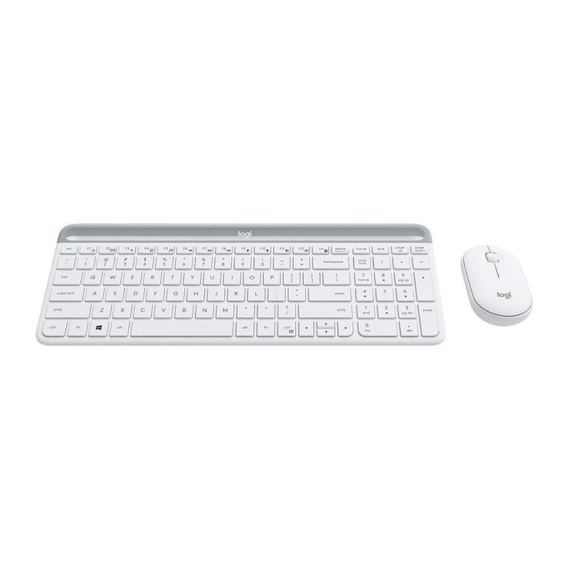Combo (Tastierë & Maus) Logitech MK470 Slim / Wireless / QWERTY / 2.4 GHz / 1000 DPI - Bardhë - 5