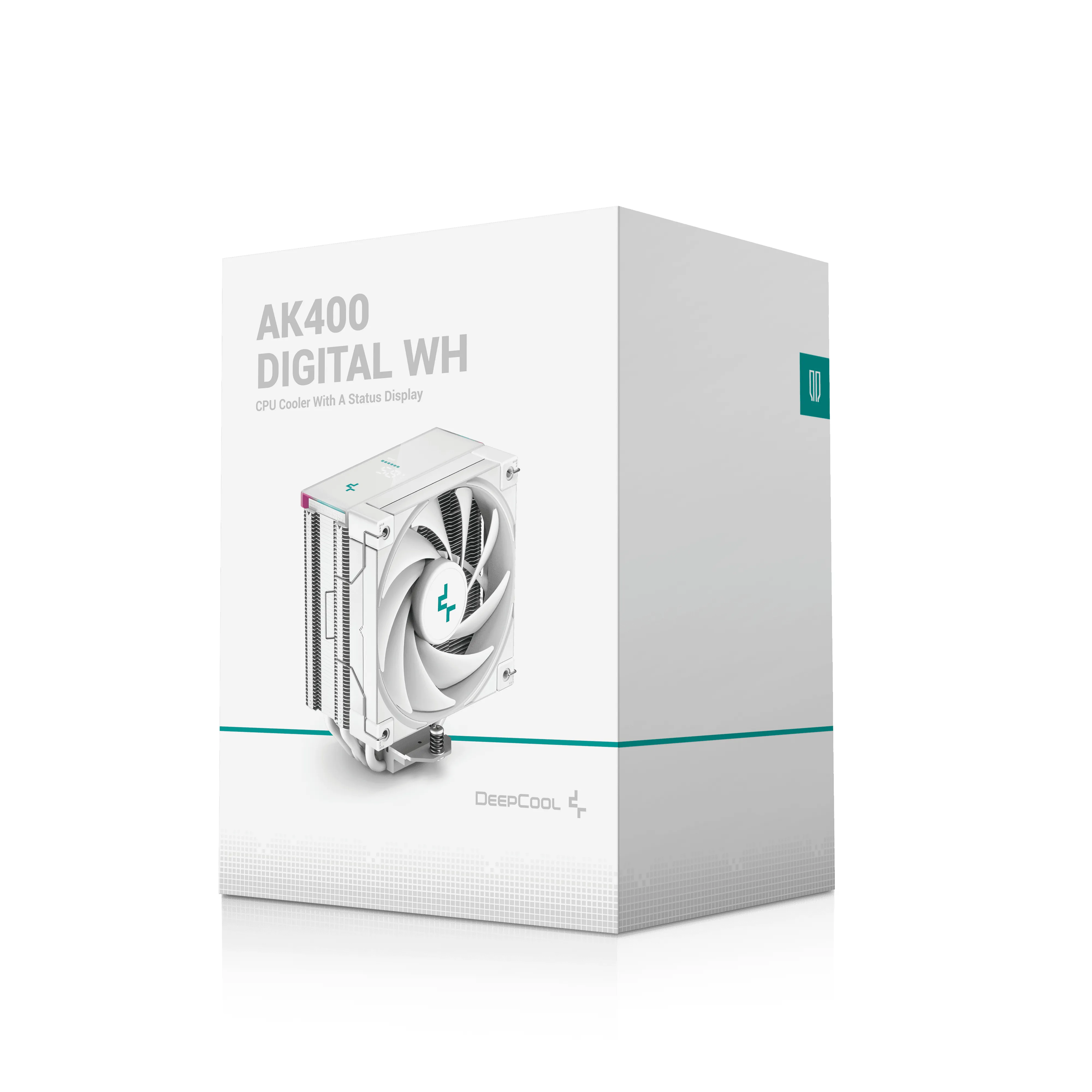 Ftohës për Procesor DeepCool AK400 DIGITAL WH / 120mm / 4 Heatpipe / ARGB / Ekran Dixhital - Bardhë - 5