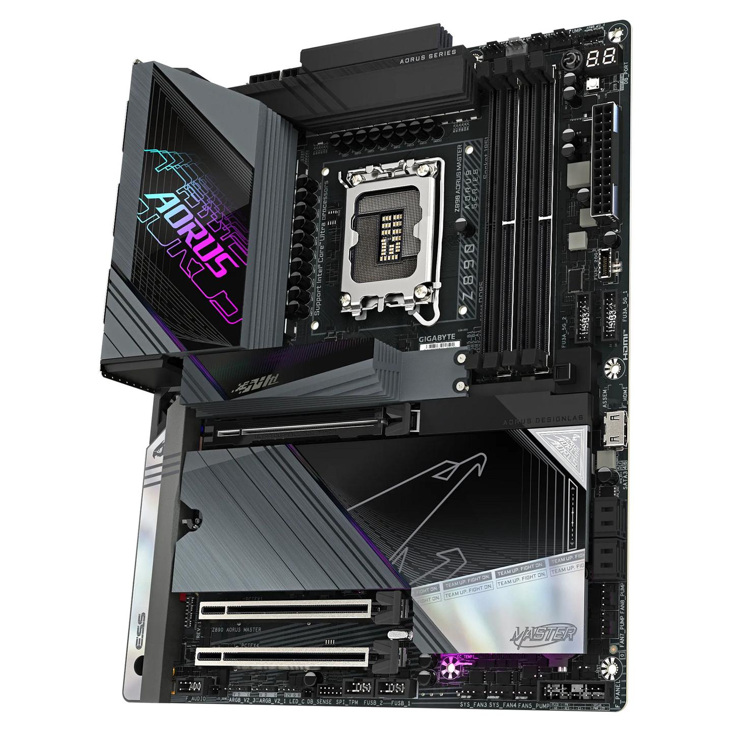 Pllakë Amë MB Intel GIGABYTE Z890 AORUS MASTER, LGA1851, Z890, ATX, DDR5, WiFi 7, 10GbE - 4