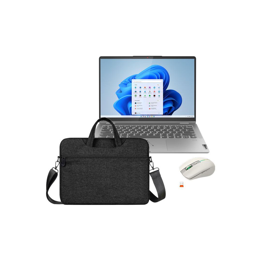 Laptop Lenovo IdeaPad Flex 5 14ABR8 + Çantë për Laptop B003 / B53-54 + Maus pa Kabllo Meetion BTM002-02