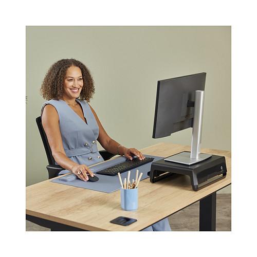 Mbështetëse për Kyçin Fellowes Breyta / Për Maus / Silikon / 18 × 6 cm / Microban / Antibakteriale / EN ISO 9241-5 - Blu - 4