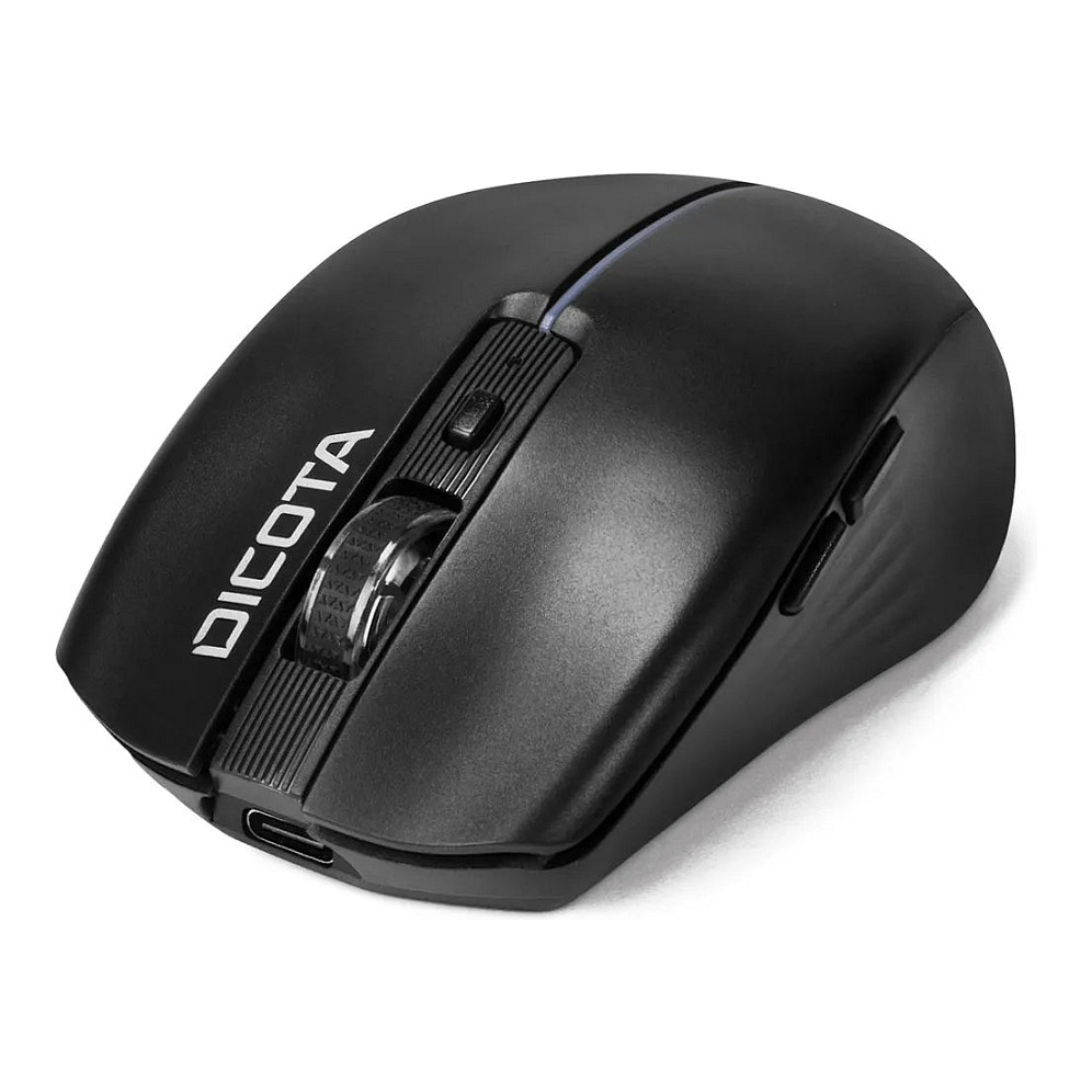 Maus pa kabllo DICOTA D32044B / 1600 DPI / Wireless + Bluetooth + USB-A / 3 Butona - Zezë - 3