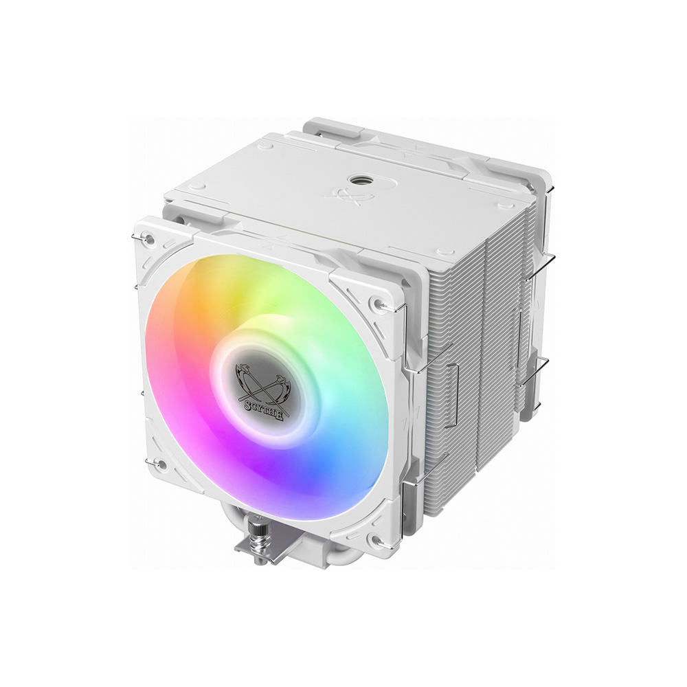 Ftohës për Procesor Scythe MUGEN 6 Dual Fan White ARGB Edition / Dual-Tower / 2x120mm / 6 Heat Pipes / ARGB - Bardhë - 3
