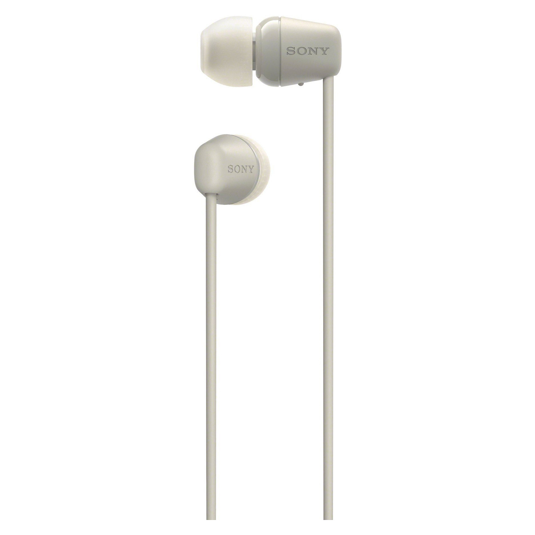 Kufje pa kabllo SONY WI-C100 / Bluetooth 5.0 / 9mm / DSEE / Mikrofon - Beige - 2
